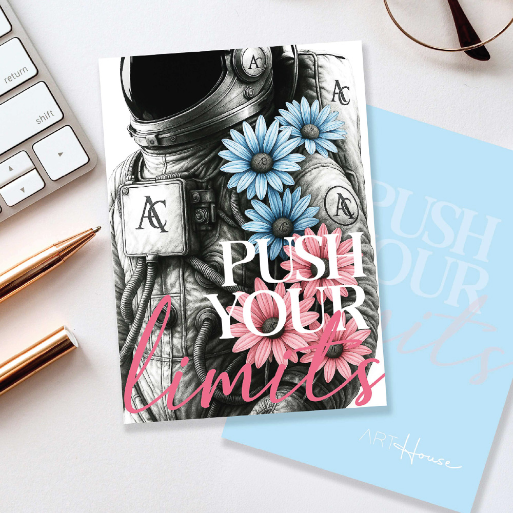 Push Your Limits Postkarte