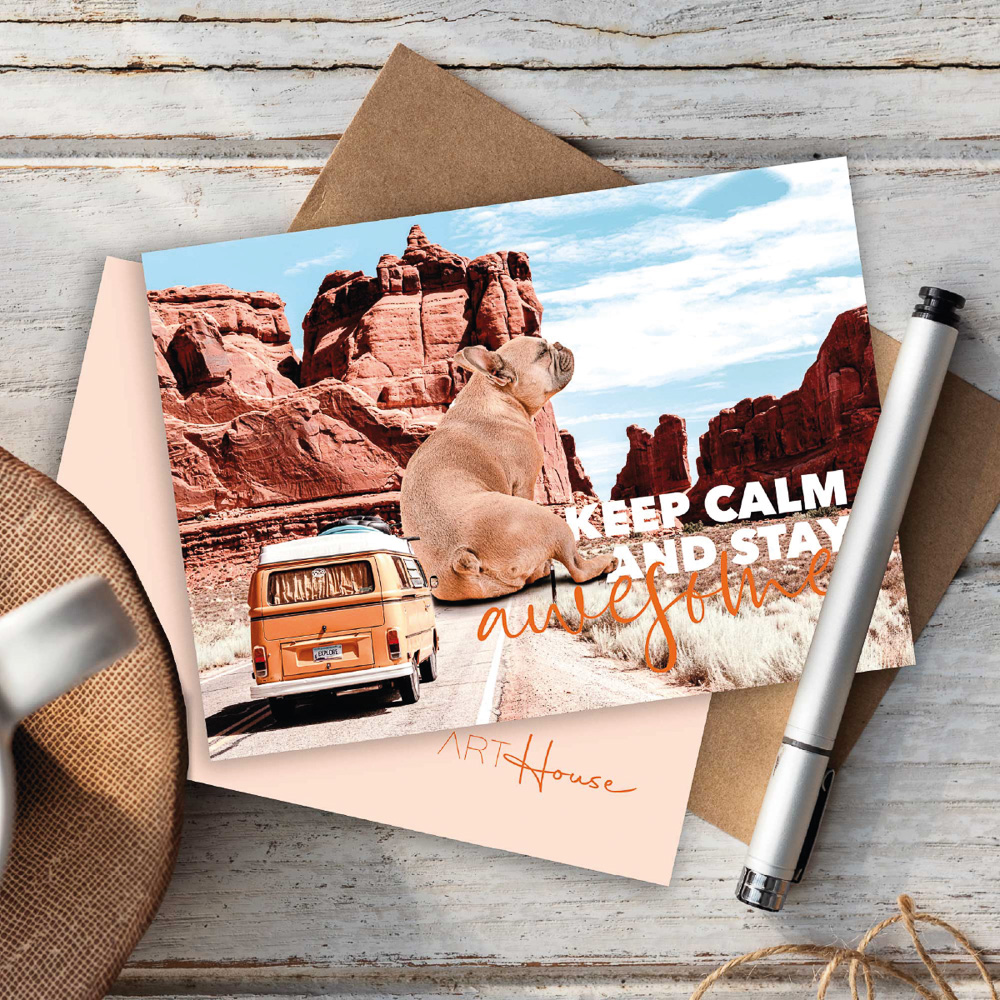 Keep Calm - Postkarte