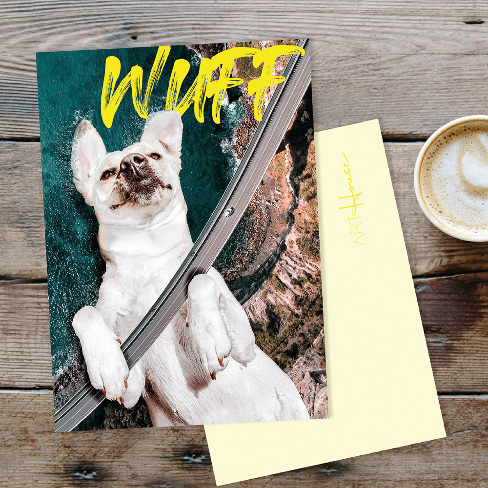 Wuff - Postkarte