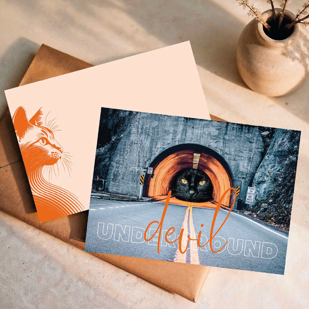 Underground Devil - Postkarte