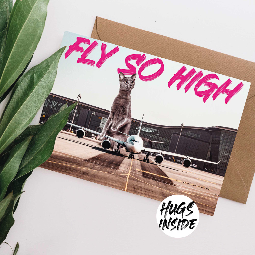 Fly So High - Postkarte