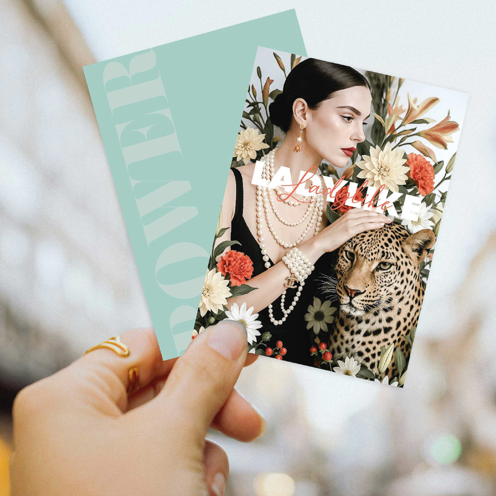 Ladylike - Postkarte