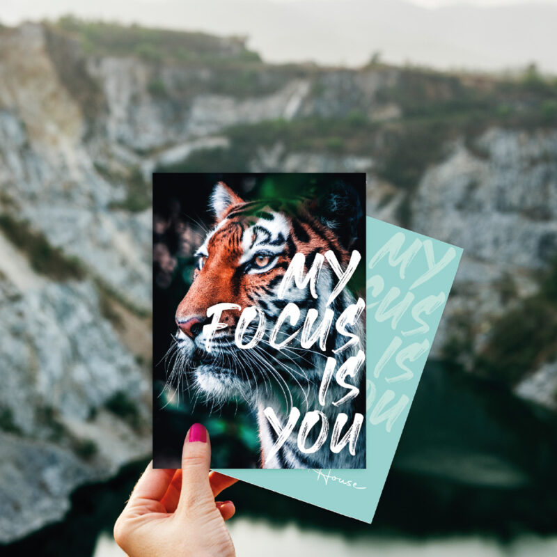 My Focus Is You -Postkarte